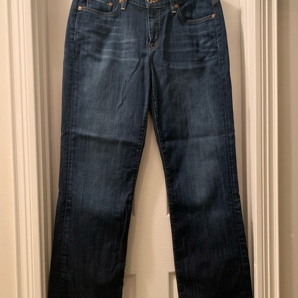 Lucky Brand Jeans By Gene Montesano Reg Straight Leg Classic Cotton Size 12/31 - Picture 12 of 13